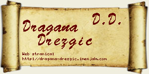 Dragana Drezgić vizit kartica